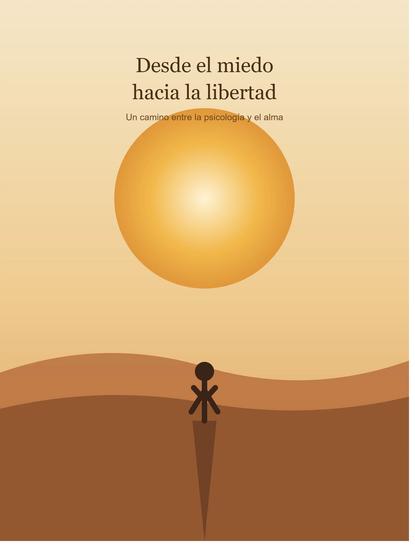 Portada de la guía digital Desde el miedo hacia la libertad, ebook de
psicología y espiritualidad para gestionar el miedo