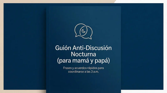 Bono 2: Guión Anti-Discusión Nocturna para mamá y papá - Guía de Sueño Express para Bebés Tu Mundo Equilibrado